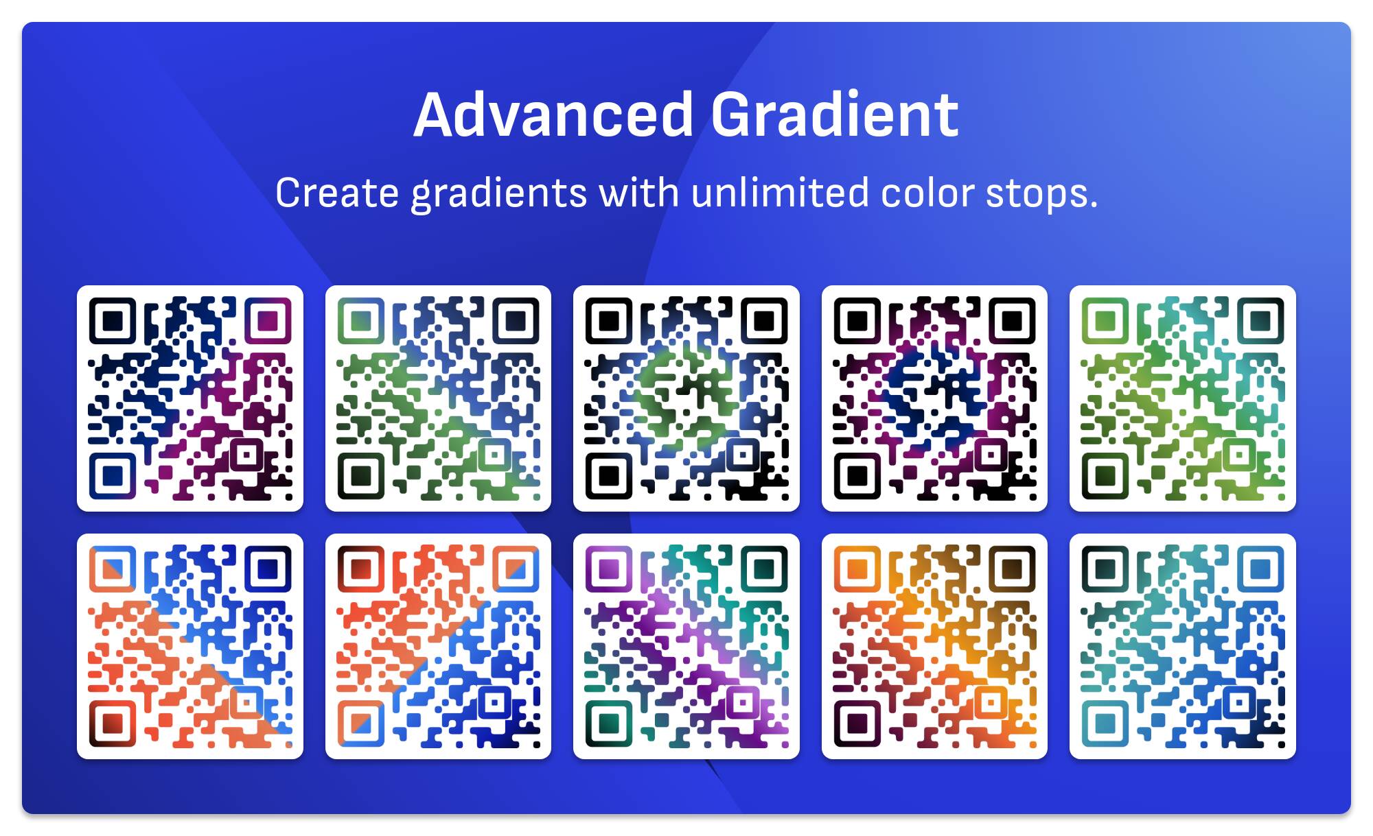 Advanced gradient