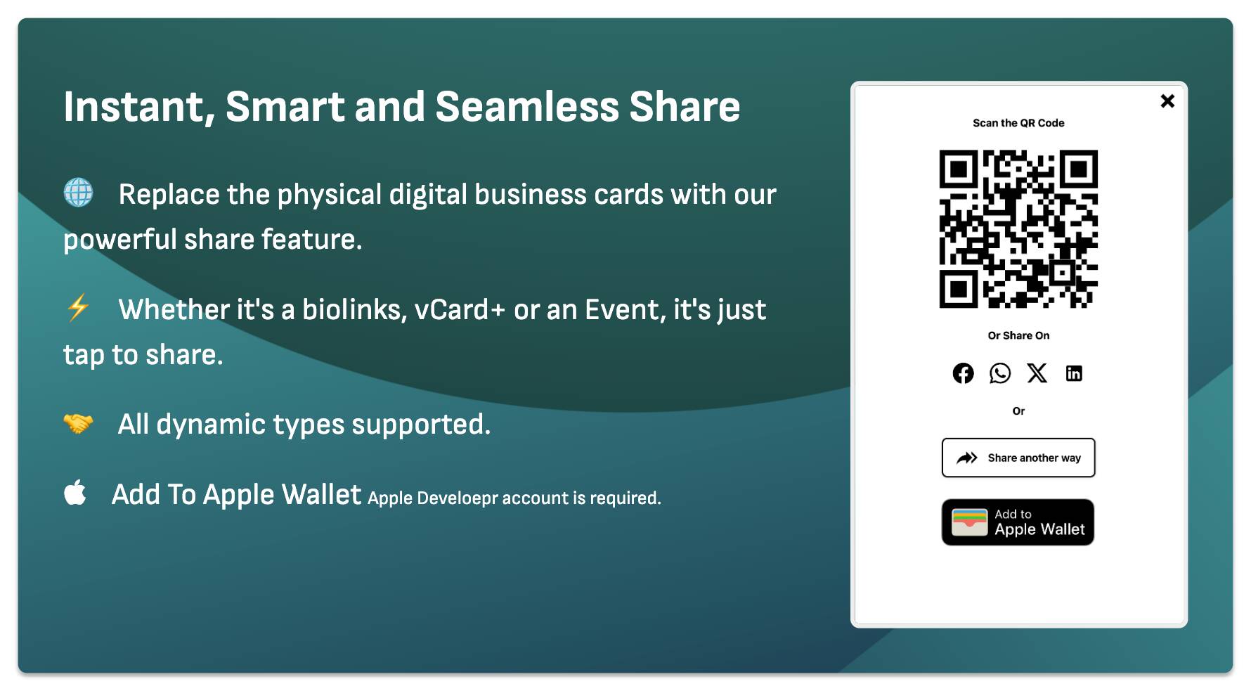 Share Feature